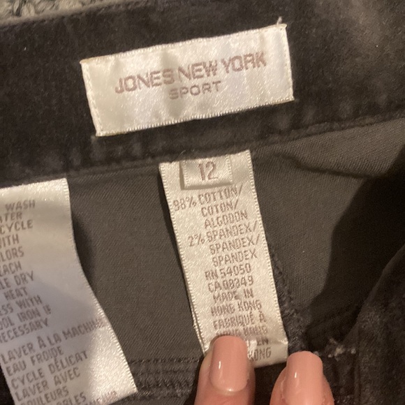 Vintage Gray Velvet Straight Leg Pants - Picture 2 of 3